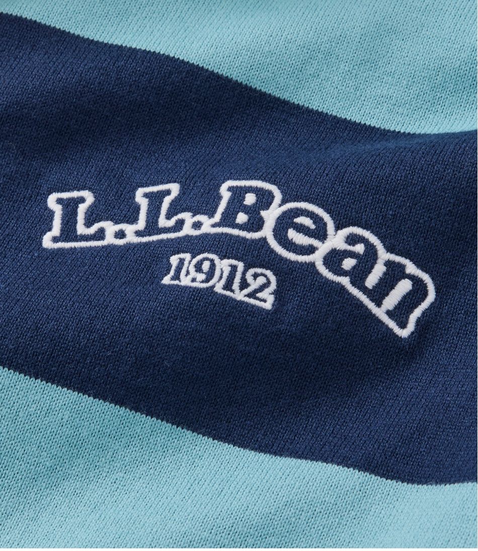 Men's Bean's Vintage Soft Rugby, Stripe Embroidered / L.L.Bean