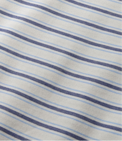 Men's Comfort Stretch Performance® Polo, Long-Sleeve, Stripe / L.L.Bean