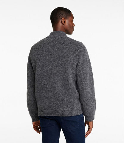 Men's Classic Ragg Wool Sweater, Full-Zip Flannel-Lined / L.L.Bean