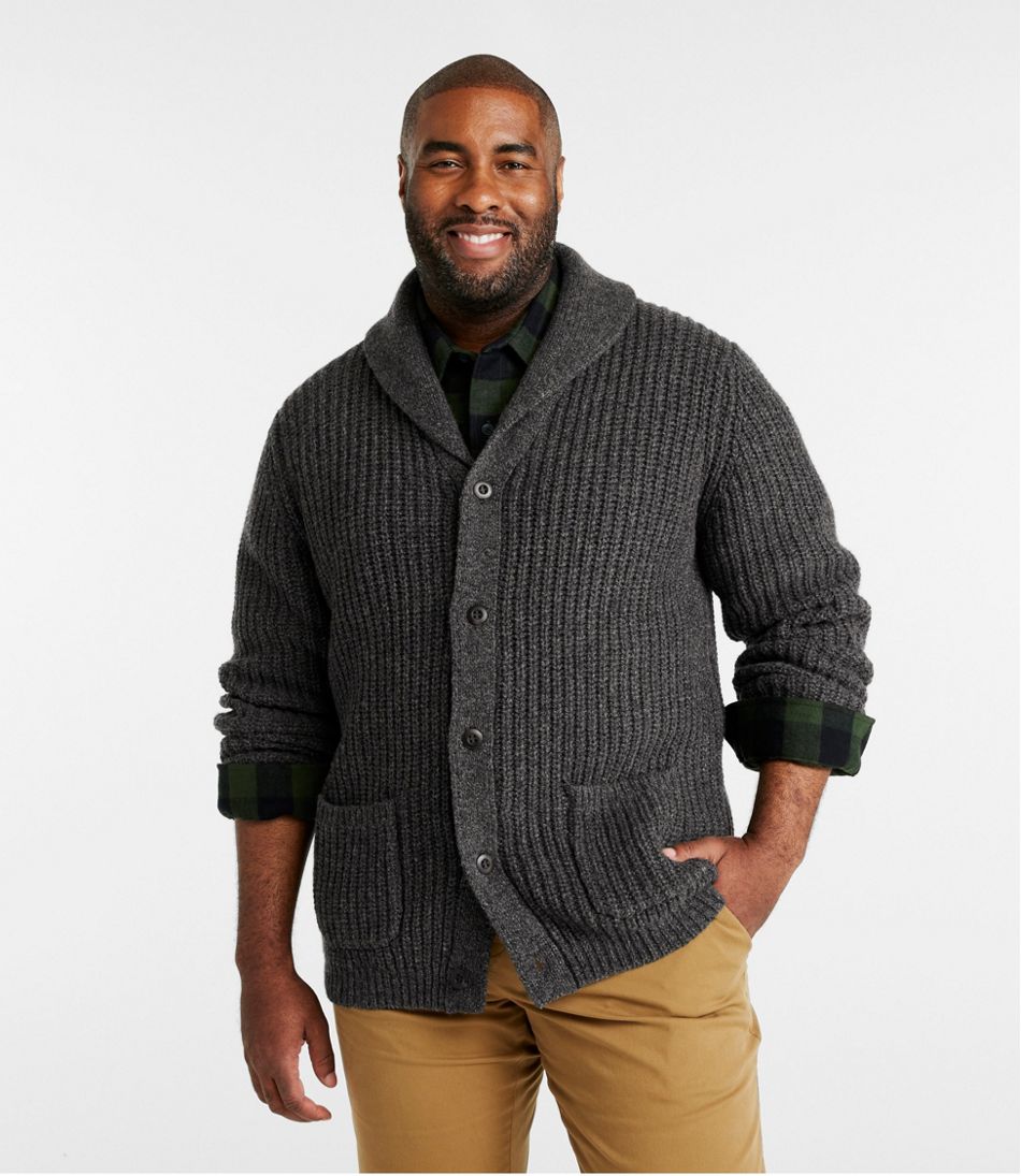 Men's Classic Ragg Wool Sweater, Cardigan / L.L.Bean