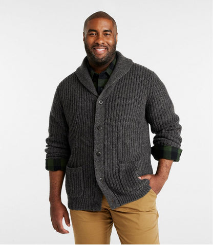 Men's Classic Ragg Wool Sweater, Cardigan / L.L.Bean