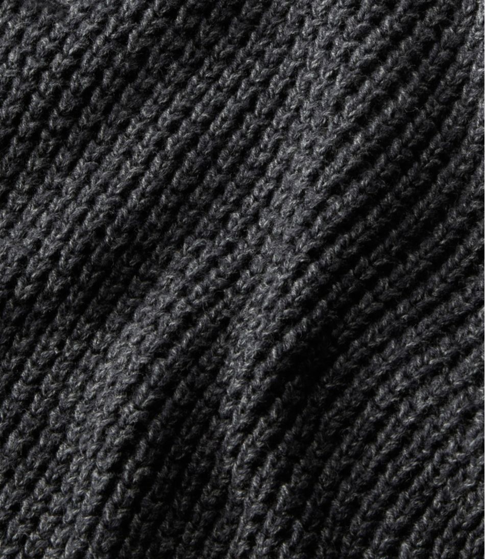 Men's Organic Cotton Waffle Sweater, Quarter Zip / L.L.Bean