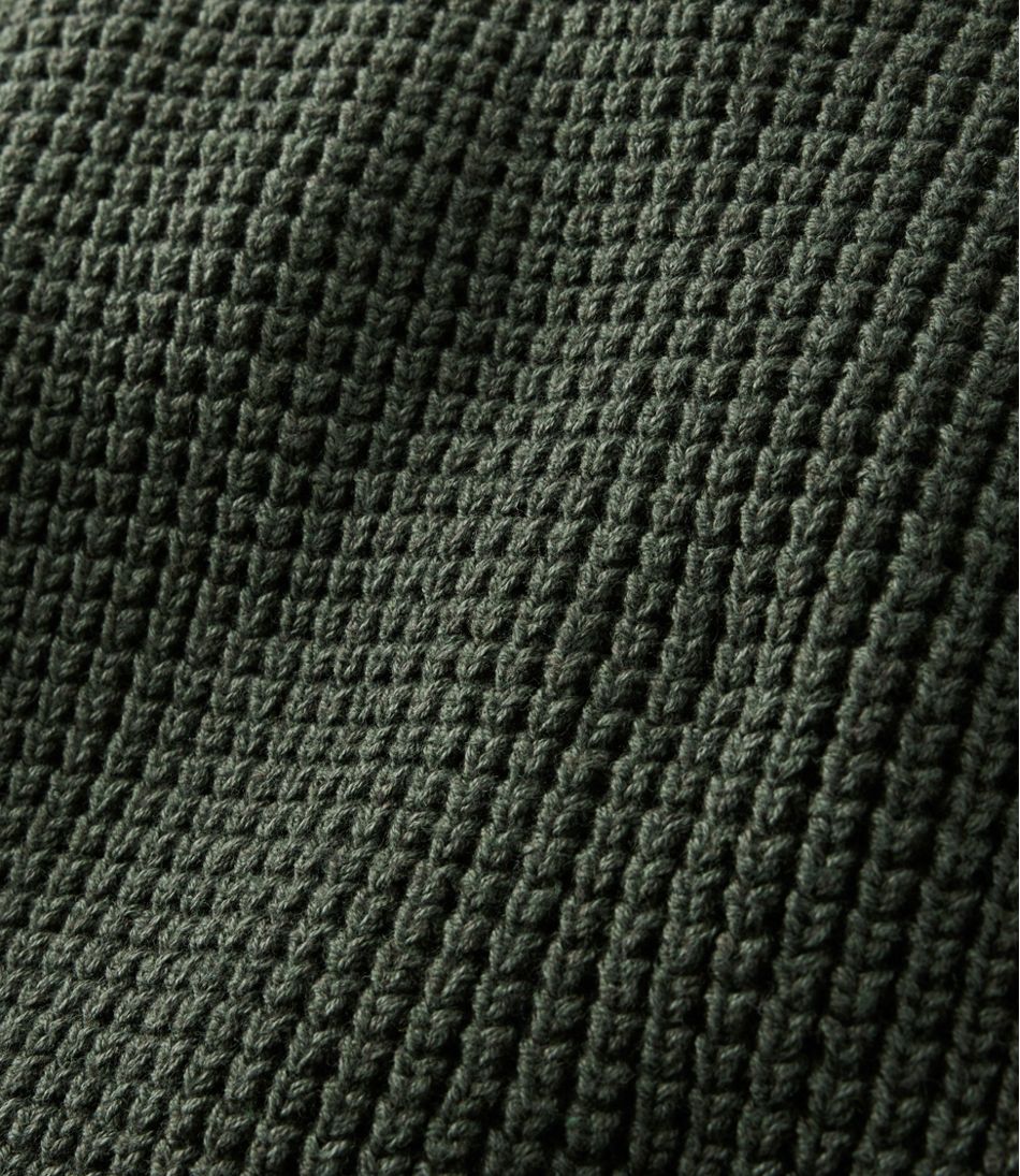 Men's Organic Cotton Waffle Sweater, Henley / L.L.Bean