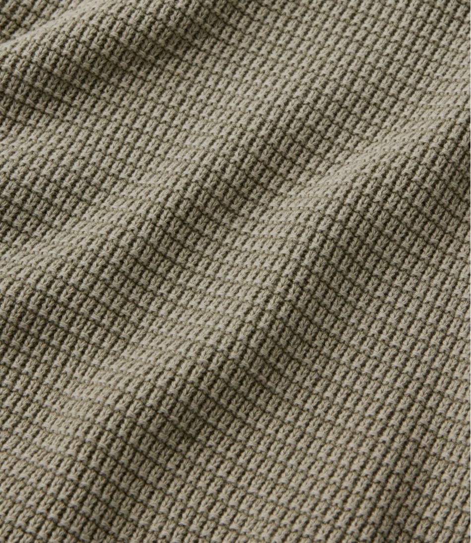 Men's Sunwashed Textured Cotton Sweater, Crewneck / L.L.Bean