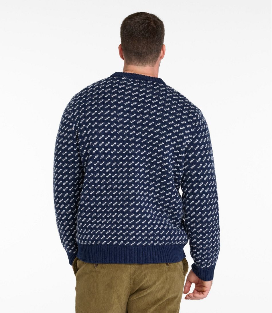 Men's Bean's Classic Ragg Wool Sweater, Crewneck, Bird's-Eye / L.L.Bean