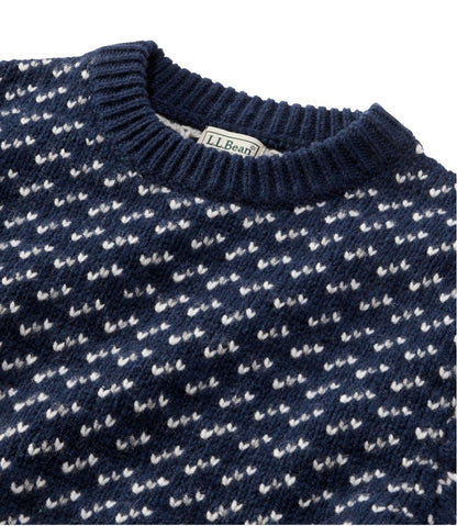Men's Bean's Classic Ragg Wool Sweater, Crewneck, Bird's-Eye / L.L.Bean