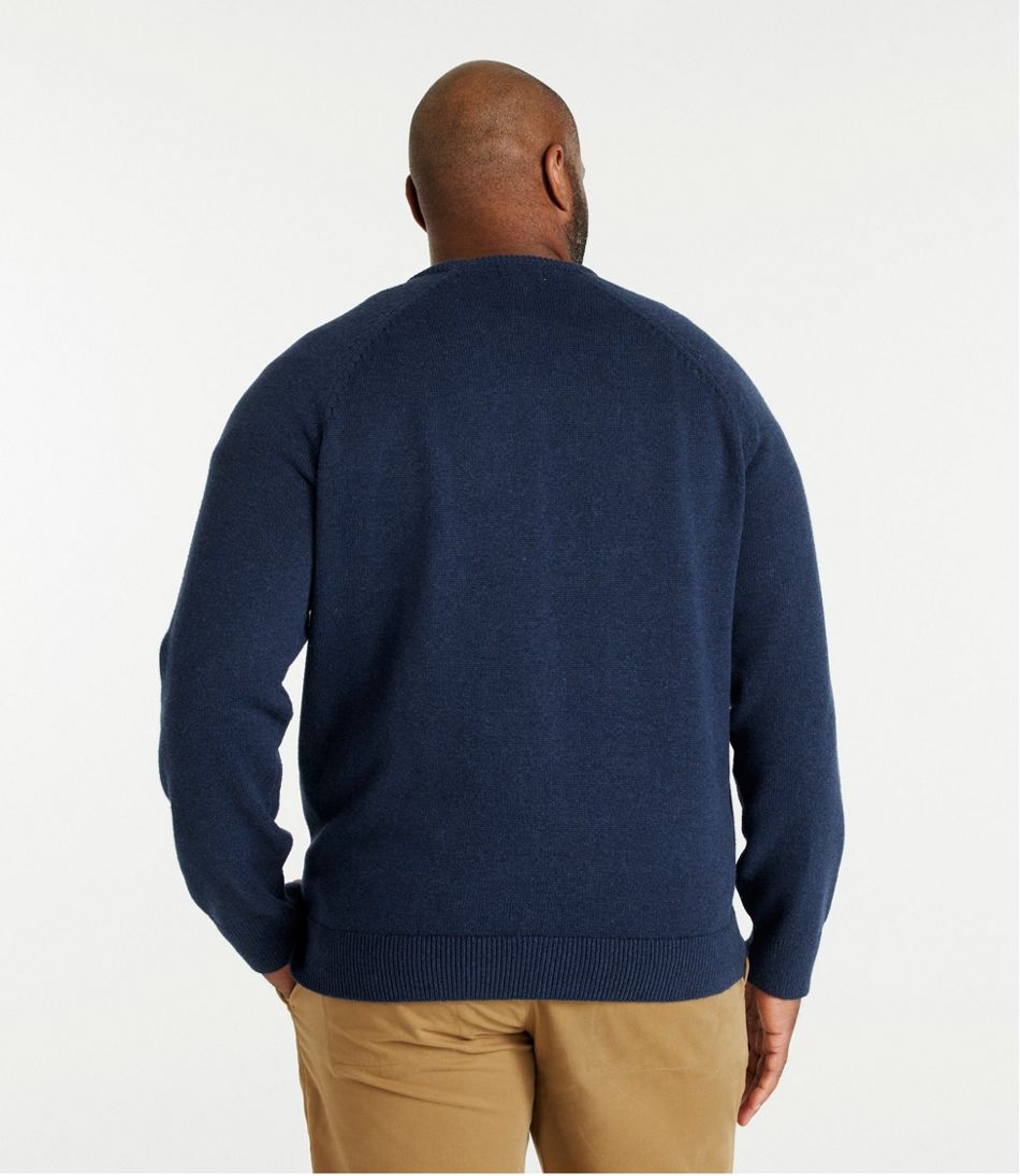 Men's Wicked Soft Cotton/Cashmere Sweater, Crewneck / L.L.Bean