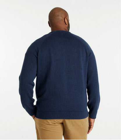 Men's Wicked Soft Cotton/Cashmere Sweater, Crewneck / L.L.Bean