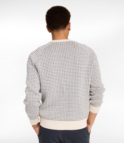 Men's Wicked Soft Cotton/Cashmere Sweater, Crewneck, Pattern / L.L.Bean