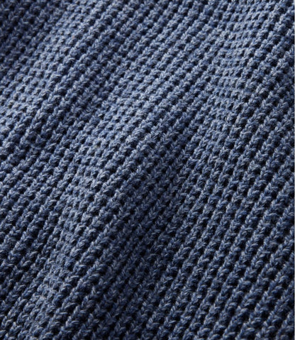 Men's Organic Cotton Waffle Sweater, Cardigan / L.L.Bean