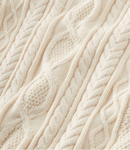 Men's Bean's Heritage Soft Cotton Fisherman Sweater, Button-Mock / L.L.Bean