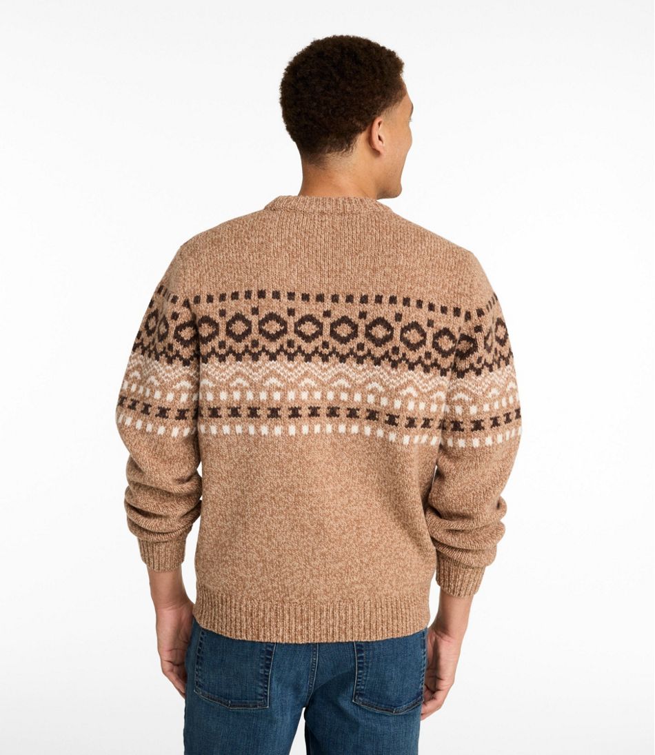 Men's Bean's Classic Ragg Wool Sweater, Crewneck, Fair Isle / L.L.Bean