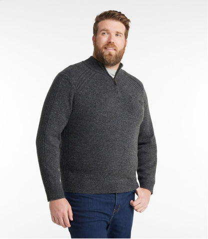 Men's Rangeley Merino Sweater, Quarter-Zip / L.L.Bean