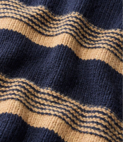 Men's Bean's Classic Ragg Wool Sweater, Crewneck, Stripe / L.L.Bean