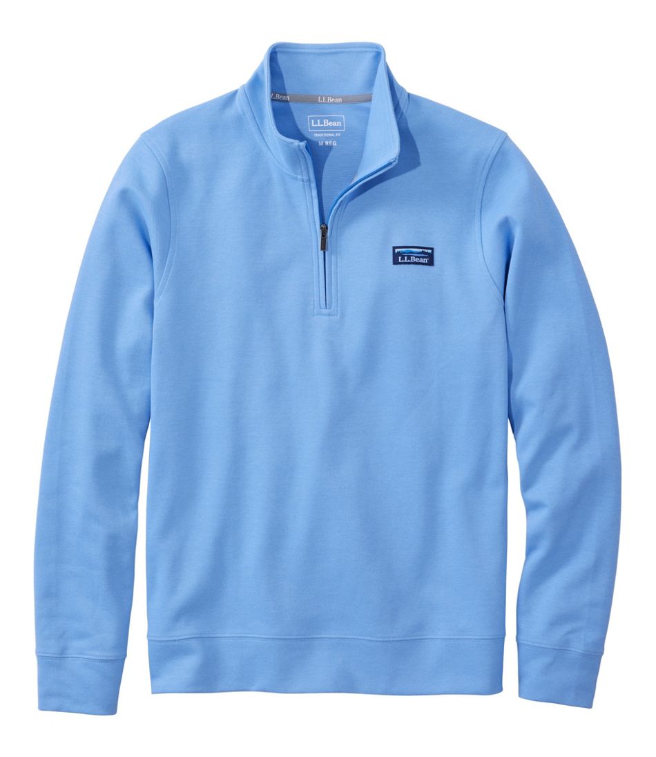 Men's Comfort Stretch Performance® Piqué, Quarter-Zip Pullover / L.L.Bean