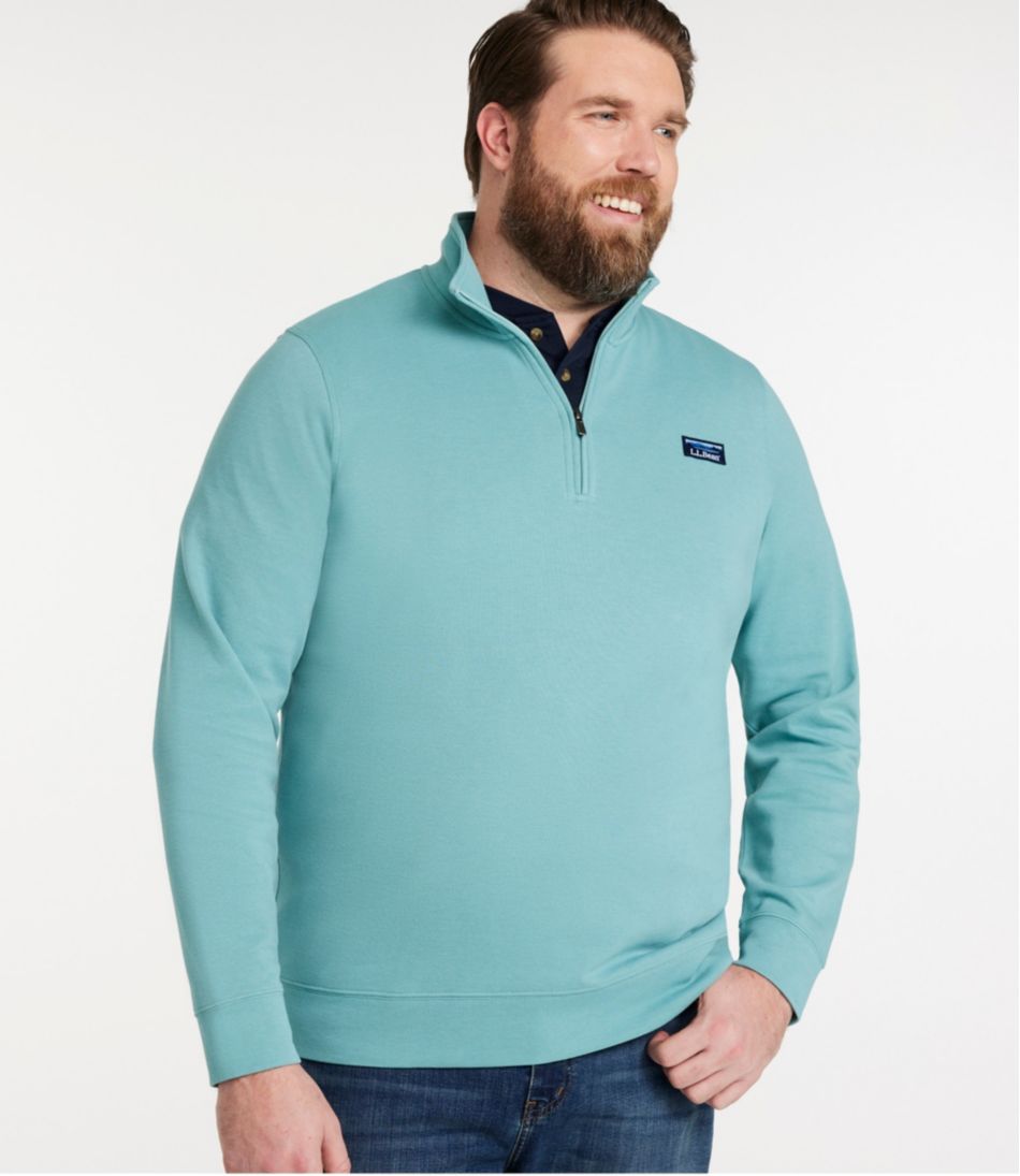 Men's Comfort Stretch Performance® Piqué, Quarter-Zip Pullover / L.L.Bean