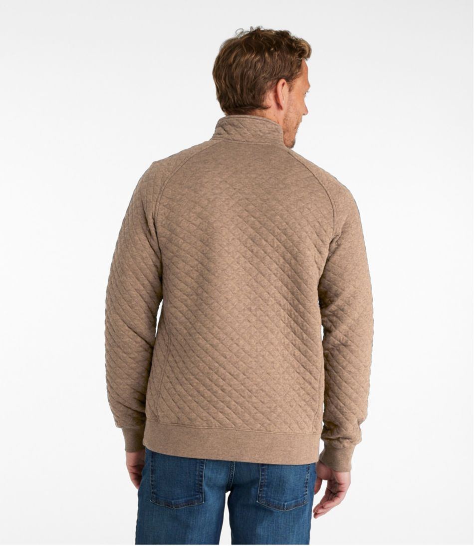 Men's Quilted Sweatshirt, Mockneck / L.L.Bean