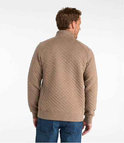 Men's Quilted Sweatshirt, Mockneck / L.L.Bean