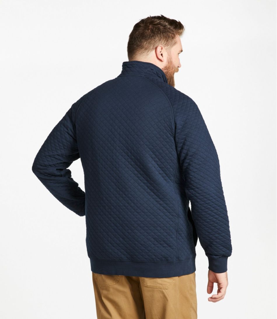 Men's Quilted Sweatshirt, Mockneck / L.L.Bean