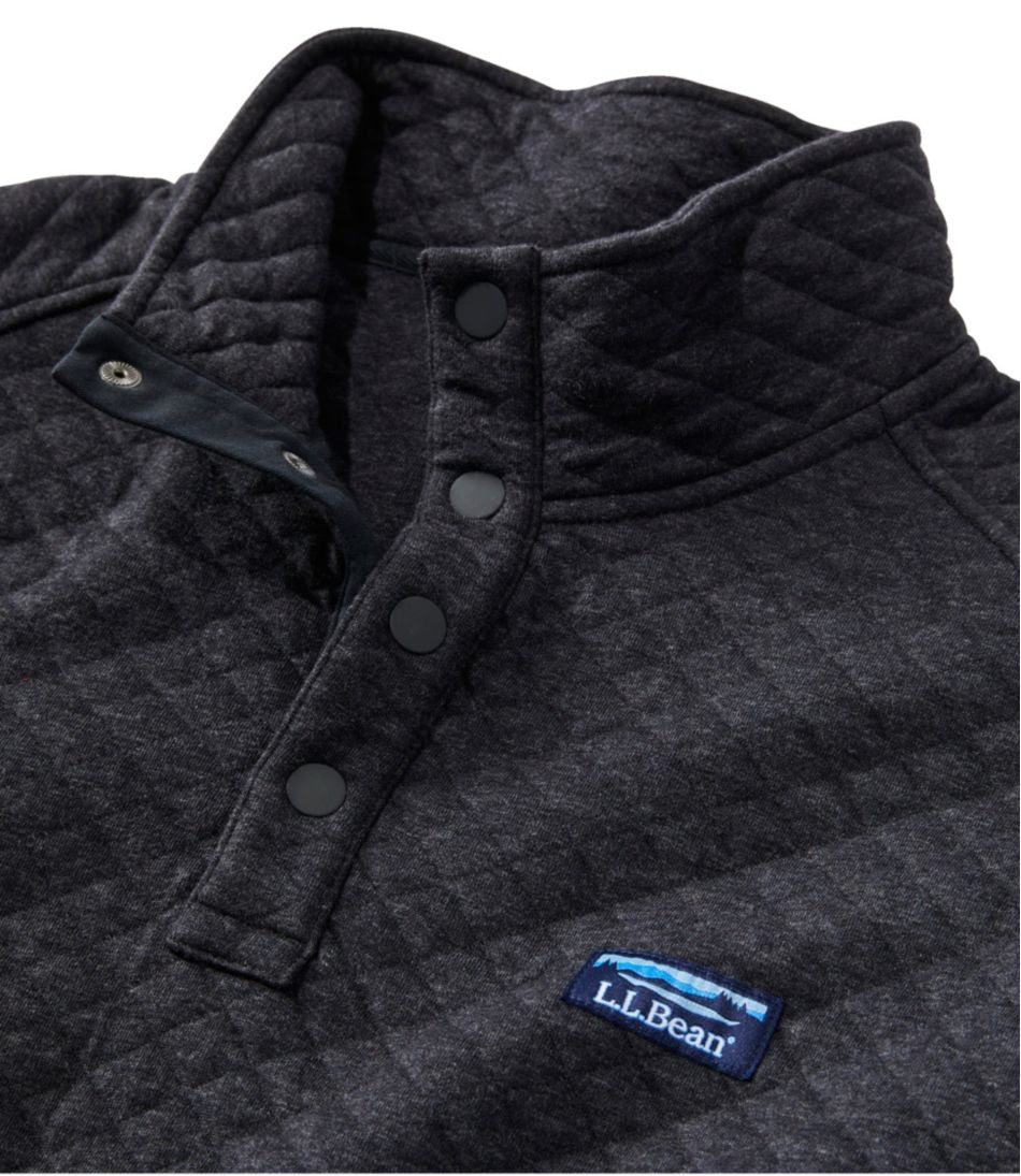 Men's Quilted Sweatshirt, Mockneck / L.L.Bean