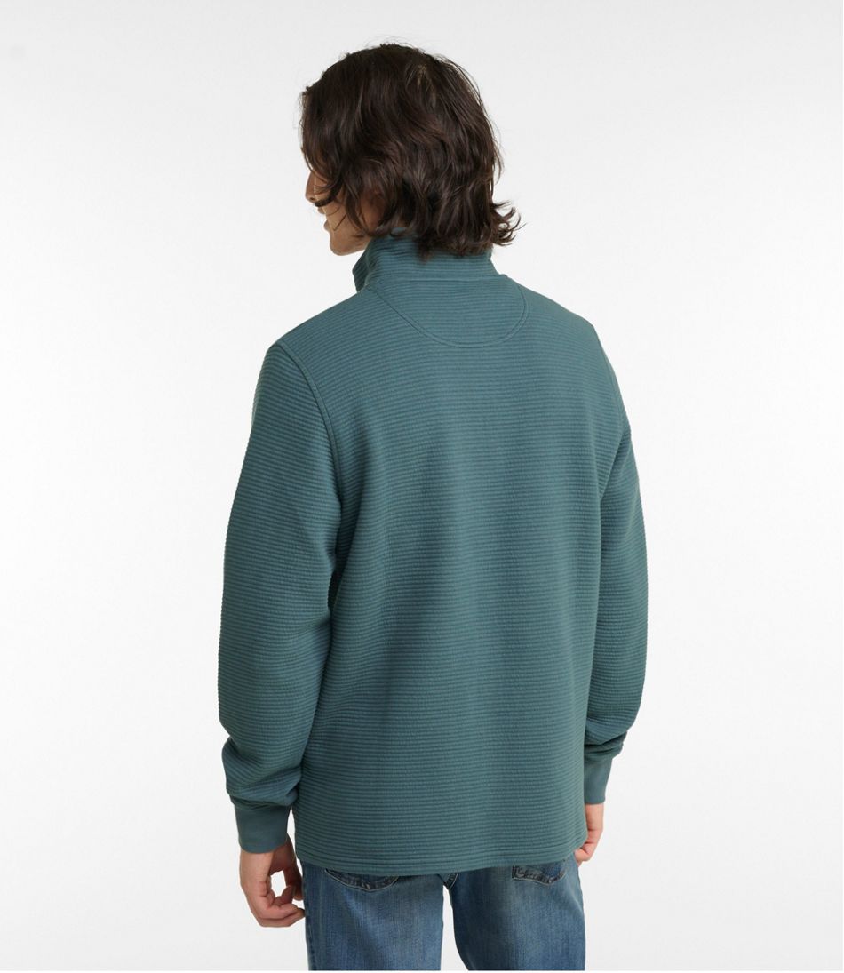 Men's Lakewashed Double-Knit Quarter-Zip Pullover / L.L.Bean