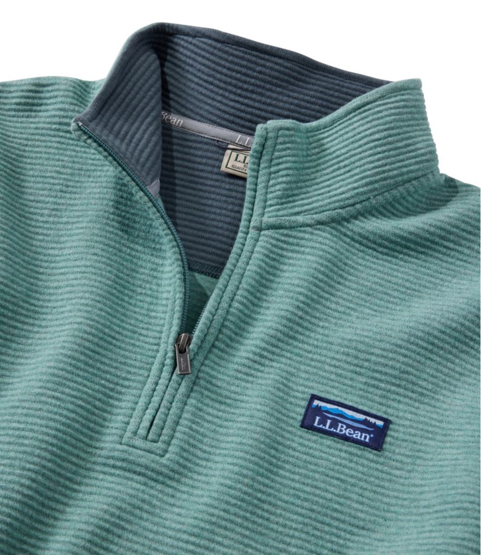 Men's Lakewashed Double-Knit Quarter-Zip Pullover / L.L.Bean