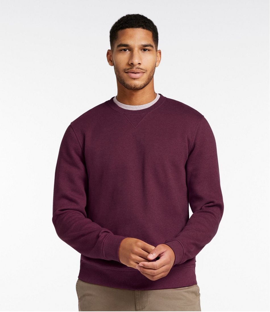 Men's All Seasons Textured Sweats, Crewneck / L.L.Bean