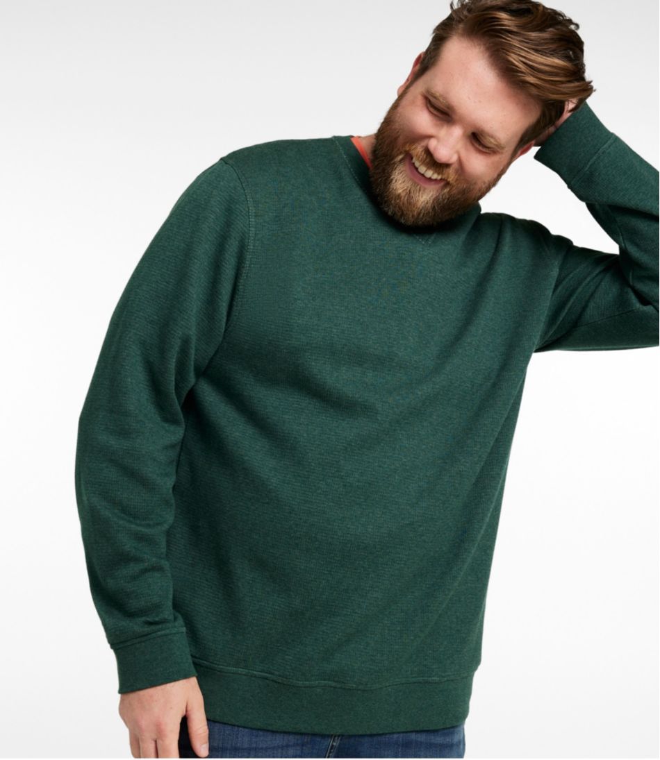 Men's All Seasons Textured Sweats, Crewneck / L.L.Bean