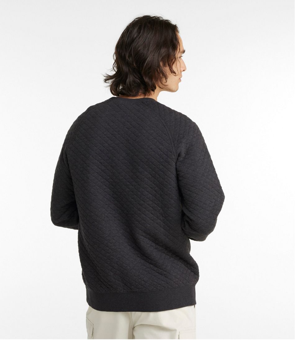Men's Quilted Sweatshirt, Crewneck / L.L.Bean