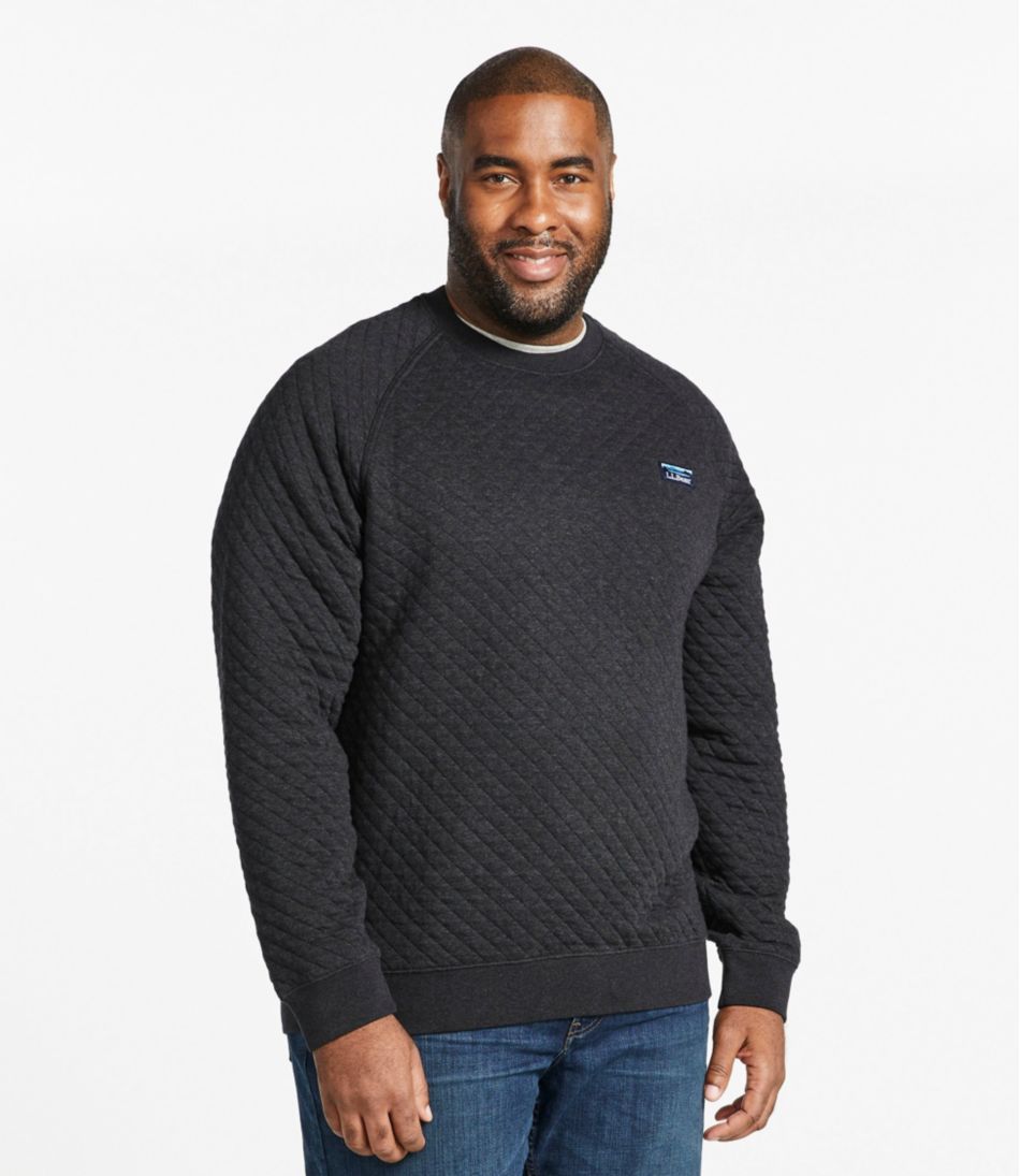 Men's Quilted Sweatshirt, Crewneck / L.L.Bean