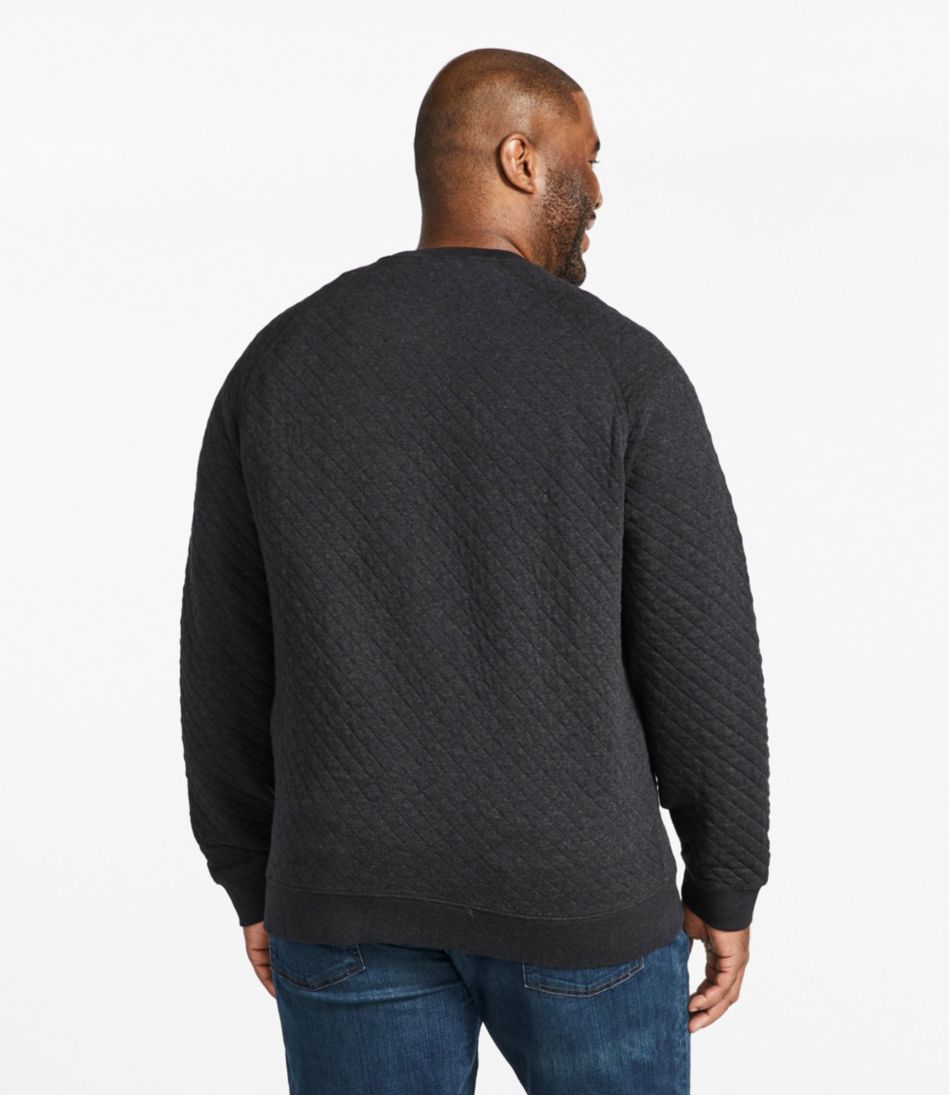 Men's Quilted Sweatshirt, Crewneck / L.L.Bean