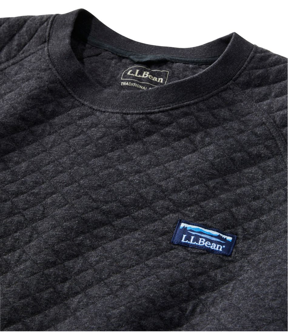Men's Quilted Sweatshirt, Crewneck / L.L.Bean