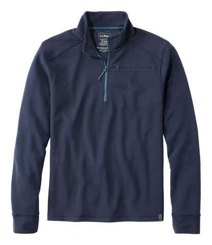 Men's VentureStretch Ottoman-Rib Pullover, Quarter-Zip / L.L.Bean