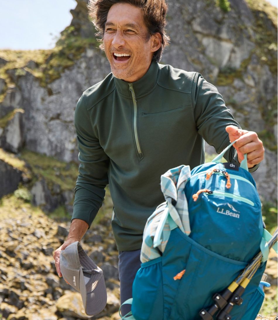 Men's VentureStretch Ottoman-Rib Pullover, Quarter-Zip / L.L.Bean