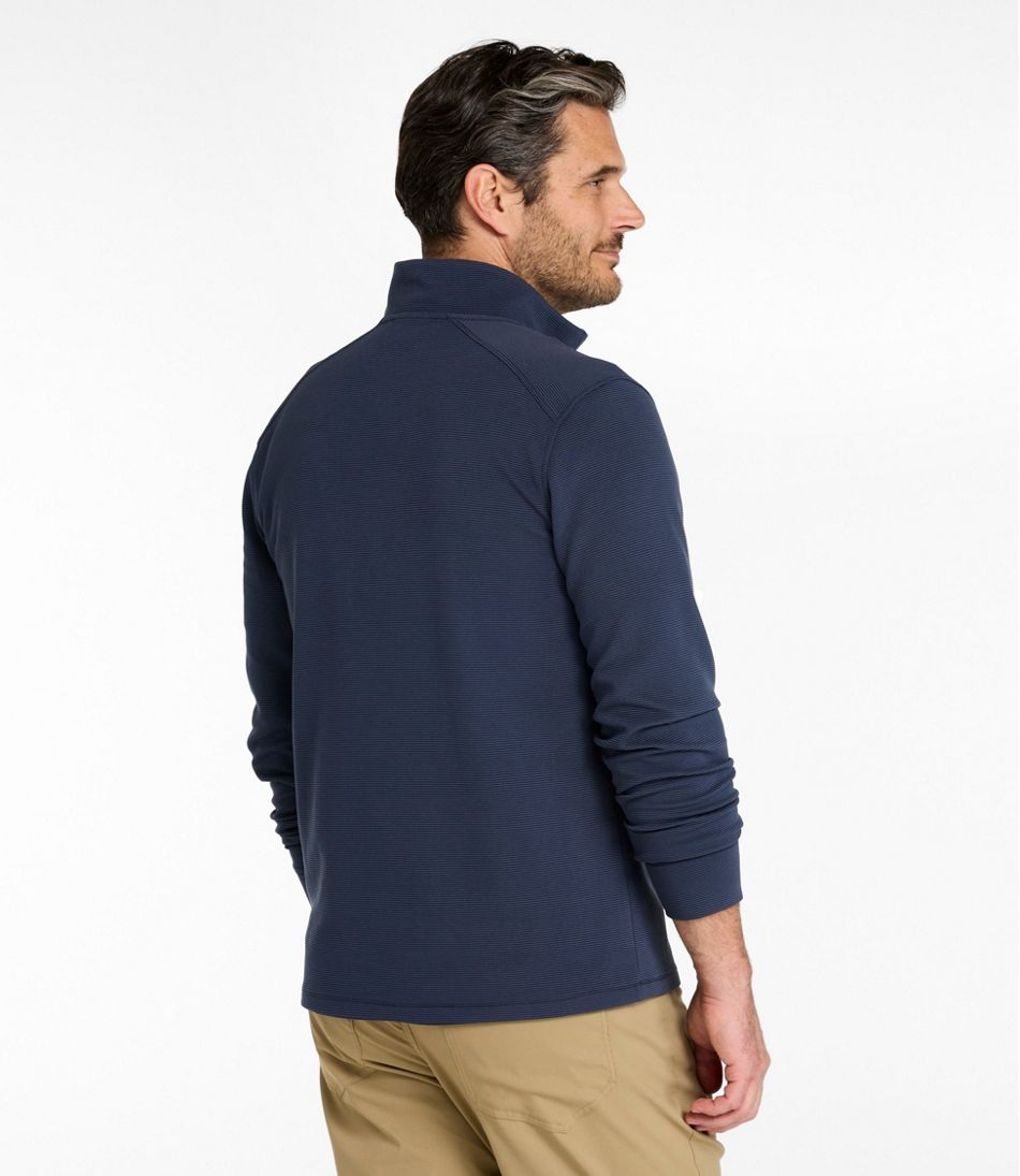 Men's VentureStretch Ottoman-Rib Pullover, Quarter-Zip / L.L.Bean