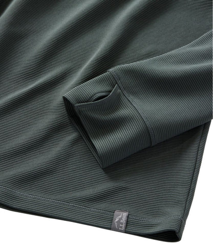 Men's VentureStretch Ottoman-Rib Pullover, Quarter-Zip / L.L.Bean