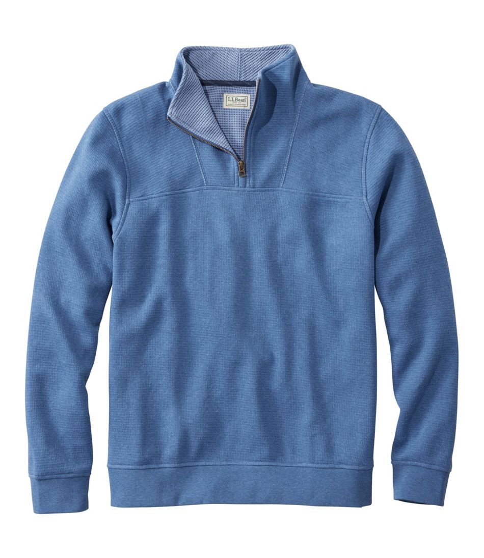 Men's All Seasons Textured Sweats, Quarter-Zip / L.L.Bean
