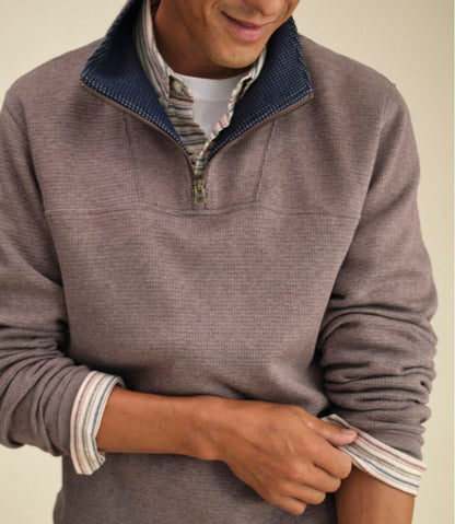Men's All Seasons Textured Sweats, Quarter-Zip / L.L.Bean