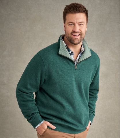 Men's All Seasons Textured Sweats, Quarter-Zip / L.L.Bean