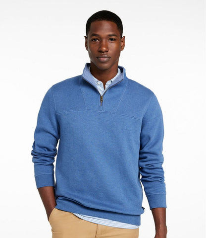 Men's All Seasons Textured Sweats, Quarter-Zip / L.L.Bean