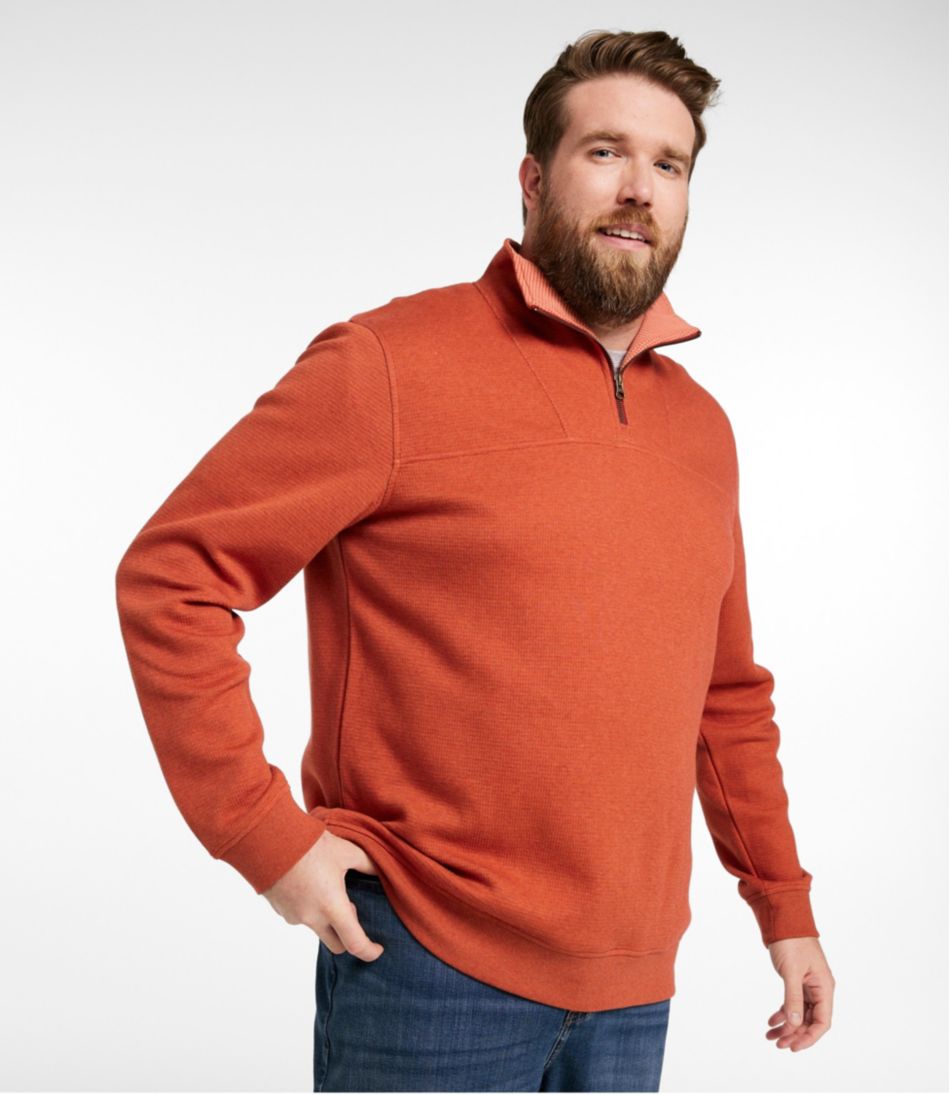Men's All Seasons Textured Sweats, Quarter-Zip / L.L.Bean