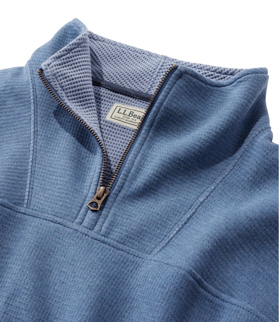 Men's All Seasons Textured Sweats, Quarter-Zip / L.L.Bean
