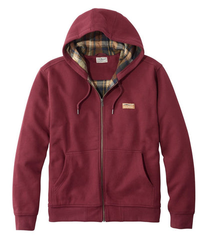 Men's Katahdin Iron Works® Hooded Sweatshirt, Flannel-Lined / L.L.Bean
