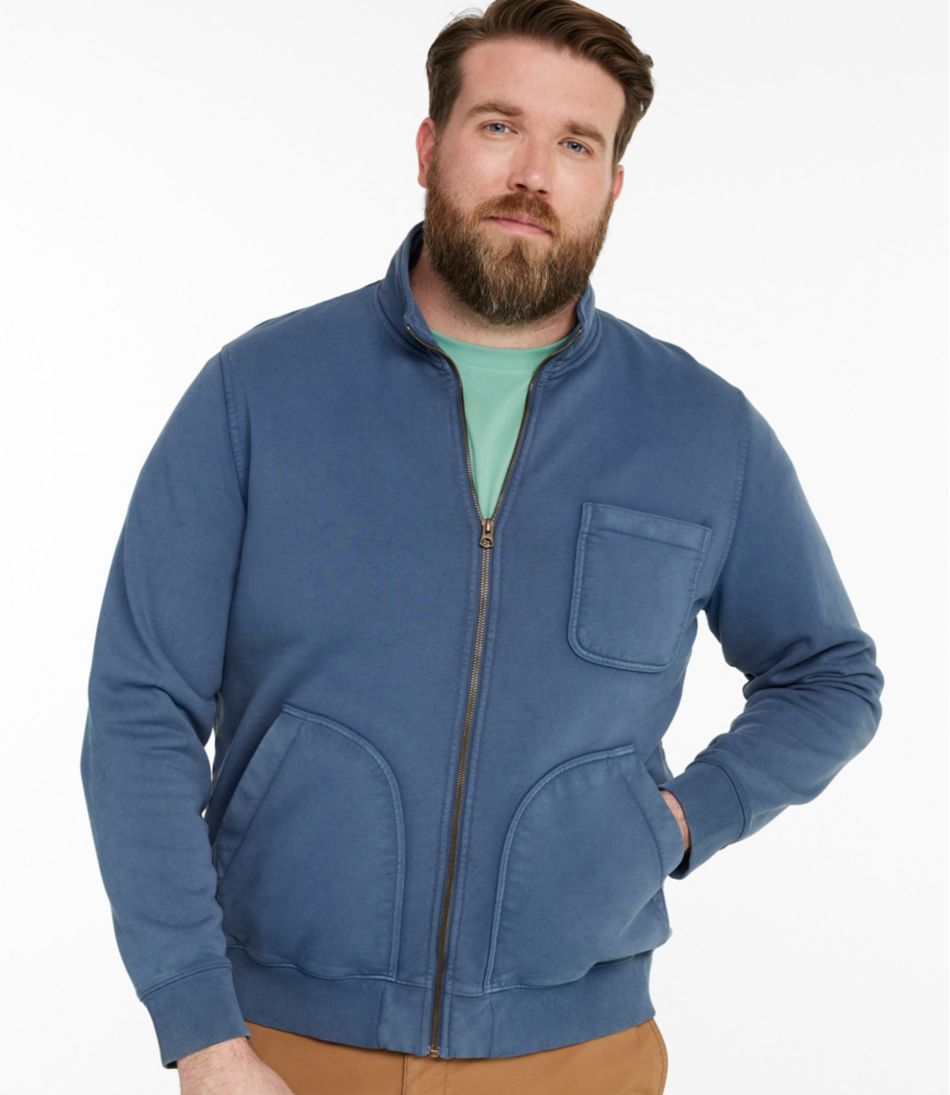 Men's Sunwashed Sweatshirt, Full-Zip / L.L.Bean