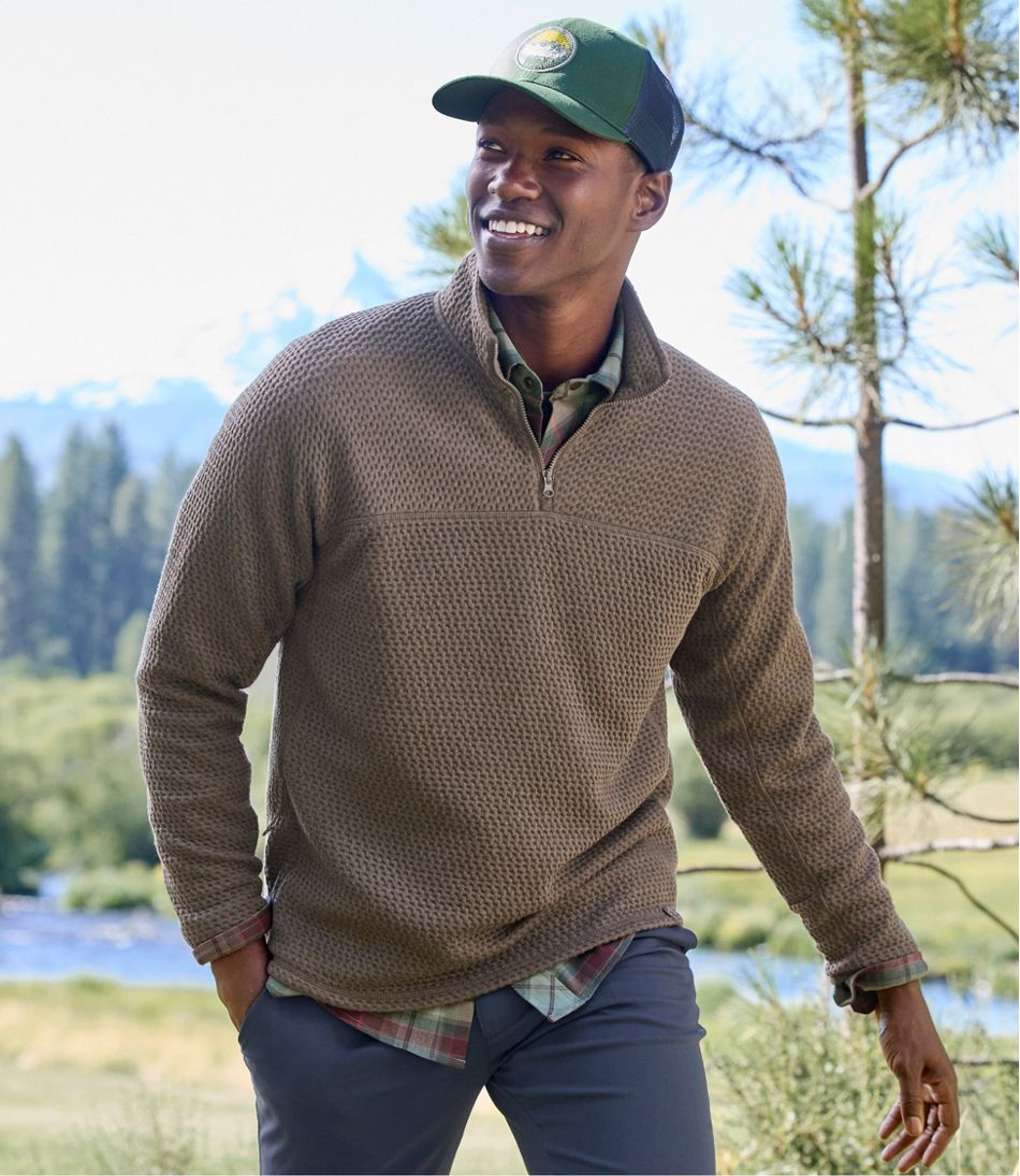 Men's Ridgeknit Pullover, Quarter-Zip / L.L.Bean