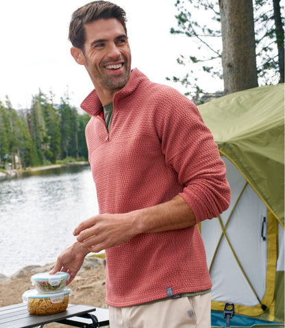 Men's Ridgeknit Pullover, Quarter-Zip / L.L.Bean