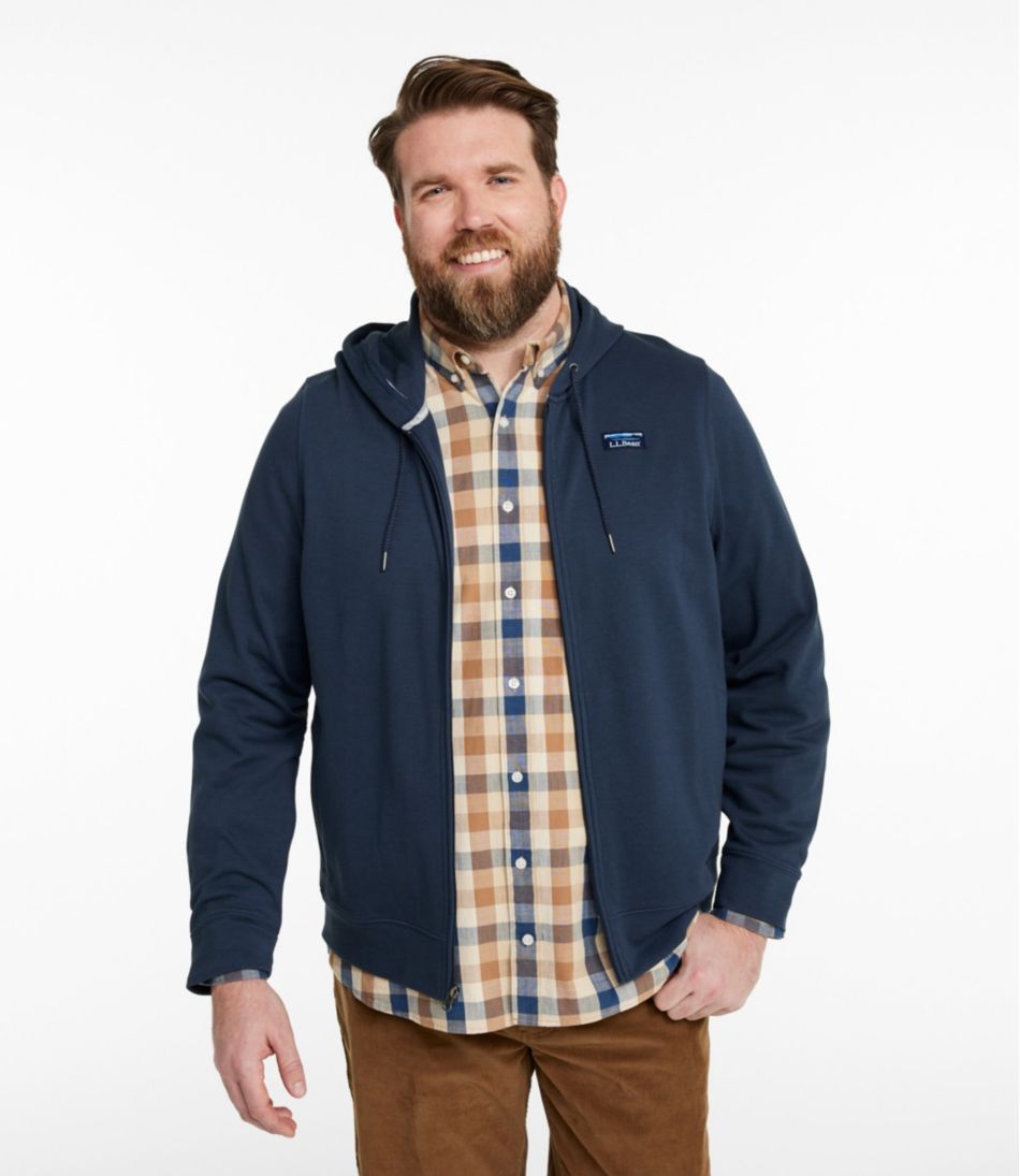 Men's Comfort Stretch Performance® Piqué, Full-Zip Hoodie / L.L.Bean