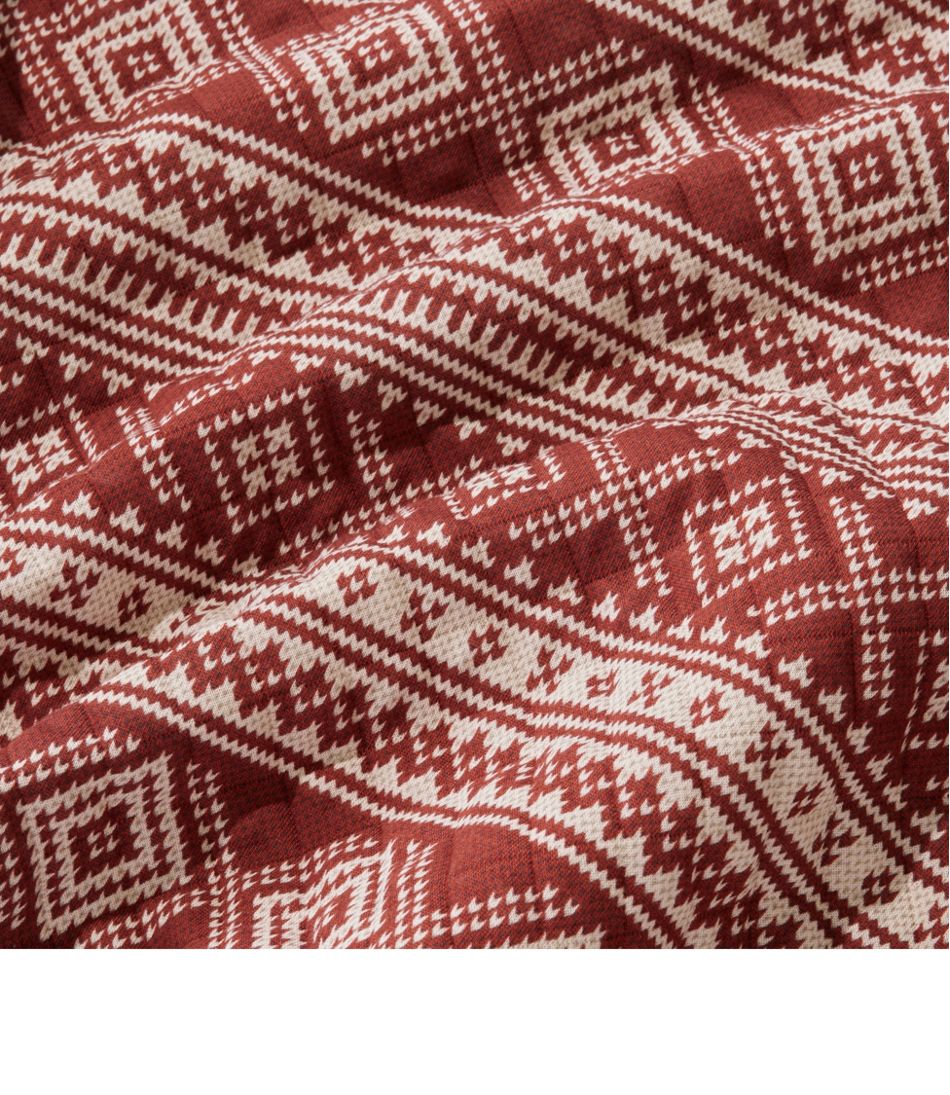 Men's Bean's Quilted Sweatshirt, Crewneck, Print / L.L.Bean