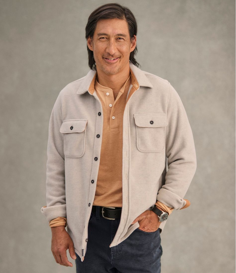 Men's Bean's Mariner Fleece Shirt / L.L.Bean