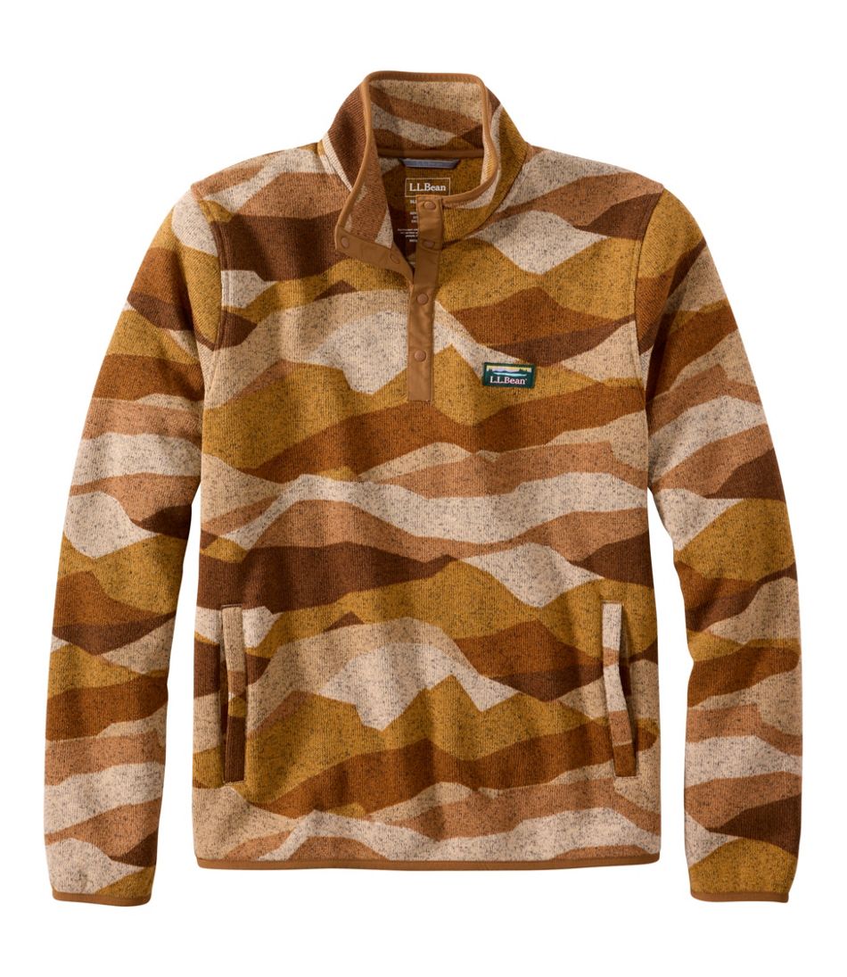 Men's Sweater Fleece Pullover, Print / L.L.Bean